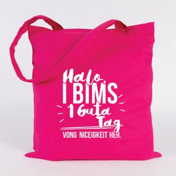 Jutebeutel Halo i bims 1 guta Tag