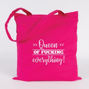 JUNIWORDS Jutebeutel Queen of fucking everything!