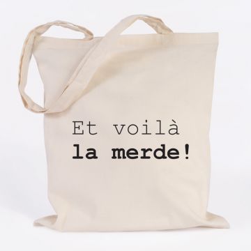 JUNIWORDS Jutebeutel Et voilà la merde!