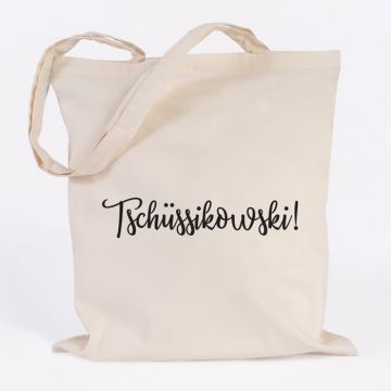 JUNIWORDS Jutebeutel Tschüssikowski!