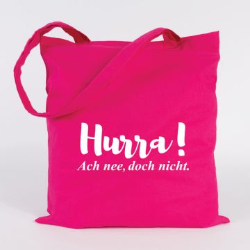 JUNIWORDS Jutebeutel Hurra! Ach nee, doch nicht.