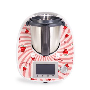 Aufkleber für Vorwerk Thermomix TM5 - Erdbeerstrudel