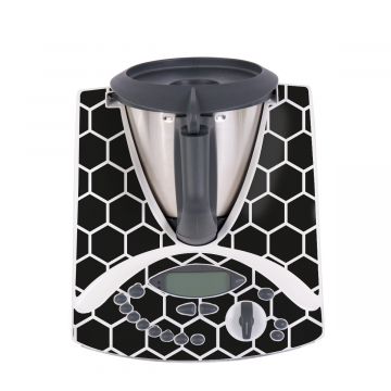 Aufkleber für Vorwerk Thermomix TM31 - schwarze Waben