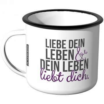 Emaille Tasse Nur die allerbesten Brüder werden zum Patenonkel befördert