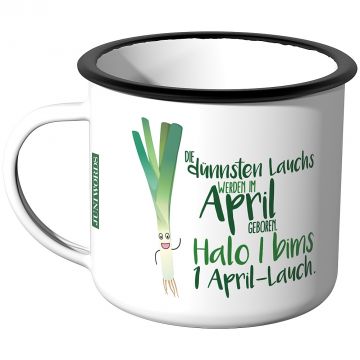 Emaille Tasse I Bims 1 April Lauch