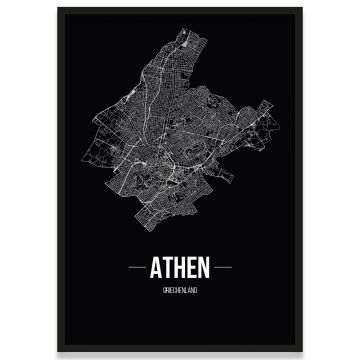 Rahmen Poster Athen