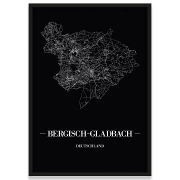 Bergisch Gladbach Stadtplan Rahmen