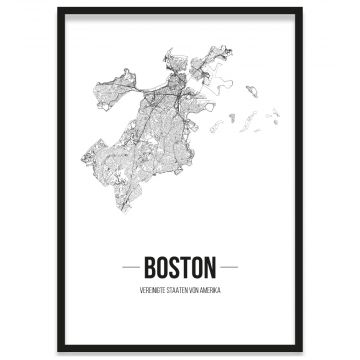 Bilderrahmen Poster Boston