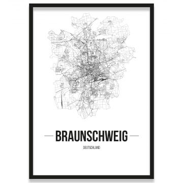 Poster Braunschweig Rahmen