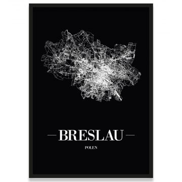 Poster Breslau Rahmen
