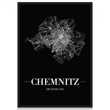 Poster Chemnitz Rahmen