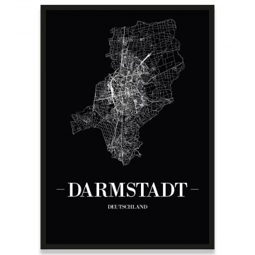 Stadtplan Darmstadt Rahmen
