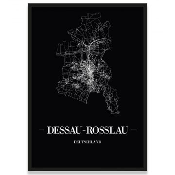 Poster Dessau-Rosslau Rahmen