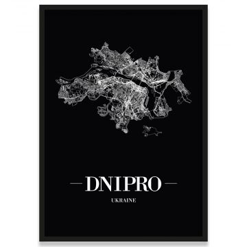 Poster Dnipro Rahmen