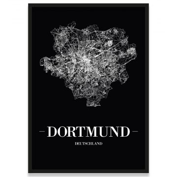 Dortmund Poster Rahmen