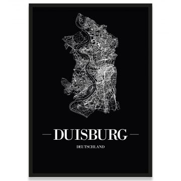 Poster Duisburg Rahmen