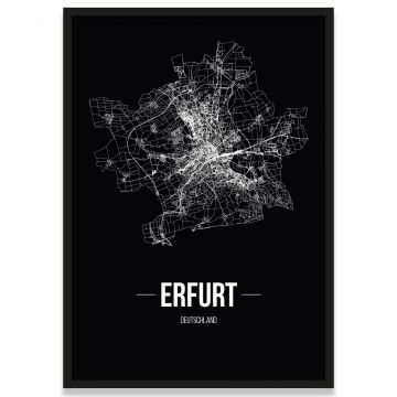 Erfurt Poster Stadtposter