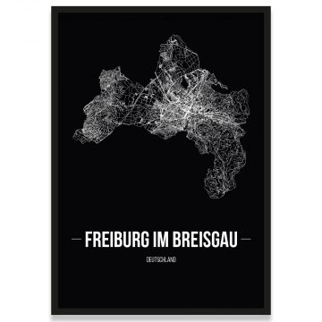 Freiburg im Breisgau Poster Bilderrahmen
