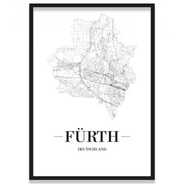 Poster Fürth Bilderrahmen