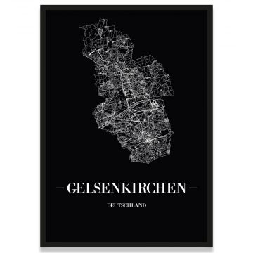Poster Gelsenkirchen Rahmen