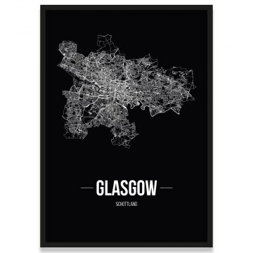 Poster Glasgow Bilderrahmen