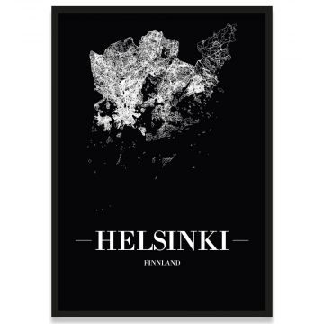 Poster Helsinki Rahmen