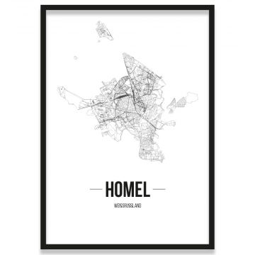 Poster Homel mit Bilderrahmen