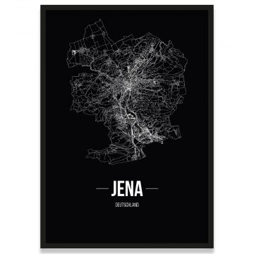 Poster Jena Stadtplan