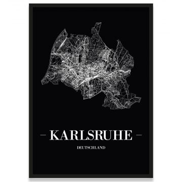 Poster Karlsruhe Rahmen