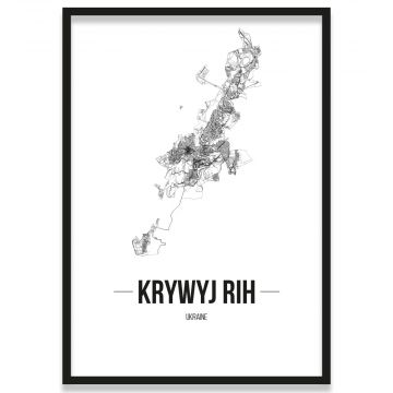 Krywyj Rih Poster Rahmen