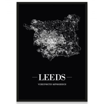 Poster Leeds Bilderrahmen