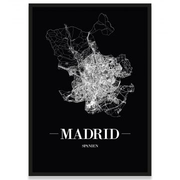 Madrid Poster Rahmen