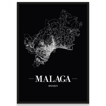 Malaga Poster Rahmen
