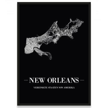 New Orleans Poster Rahmen