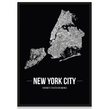 New York City Bilderrahmen Poster 