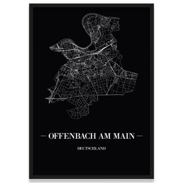 Stadtposter Offenbach am Main Rahmen