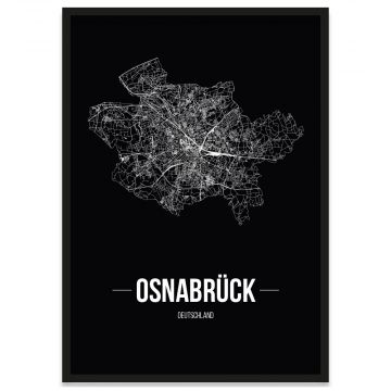 Stadtposter Osnabrück Rahmen