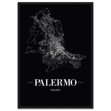 Poster Palermo Rahmen