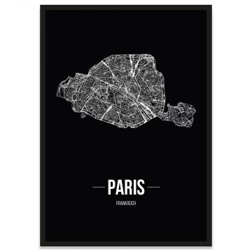 Paris Poster Stadtplan
