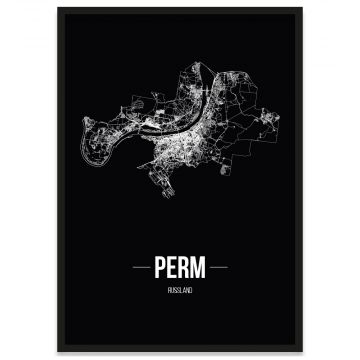 Perm  Poster gerahmt