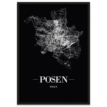 Poster Posen gerahmt