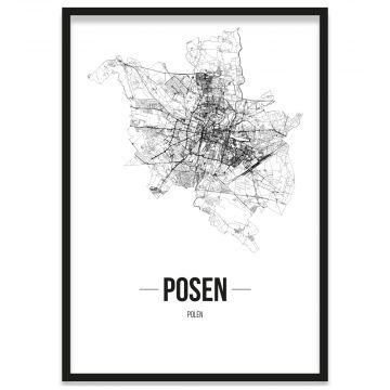 Stadtposter Posen Rahmen