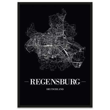 Poster Regensburg Rahmen 