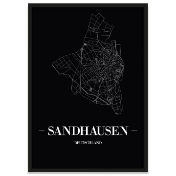 Poster Sandhausen Rahmen