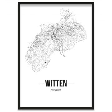 Stadtposter Witten Rahmen 