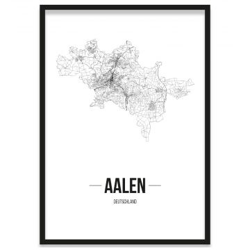 Aalen Stadt Poster gerahmt