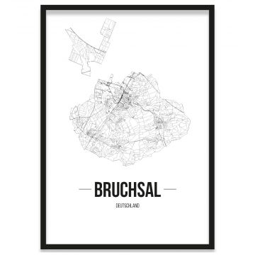 Stadtposter Bruchsal Rahmen 