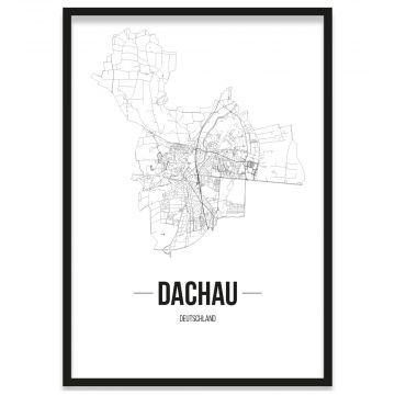 Stadtposter Dachau Bilderrahmen