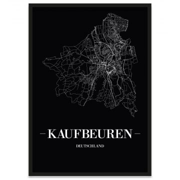 Stadt Kaufbeuren mit Rahmen