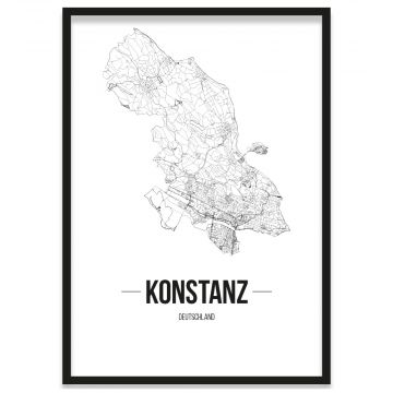 Stadtposter Konstanz Bilderrahmen